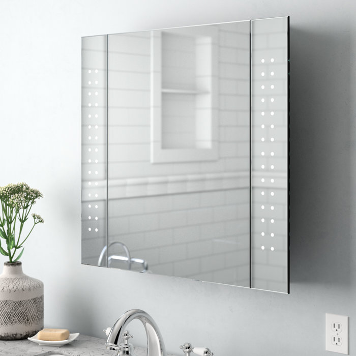 Endon Lighting Revelo 65cm x 60cm Surface Mount Mirror